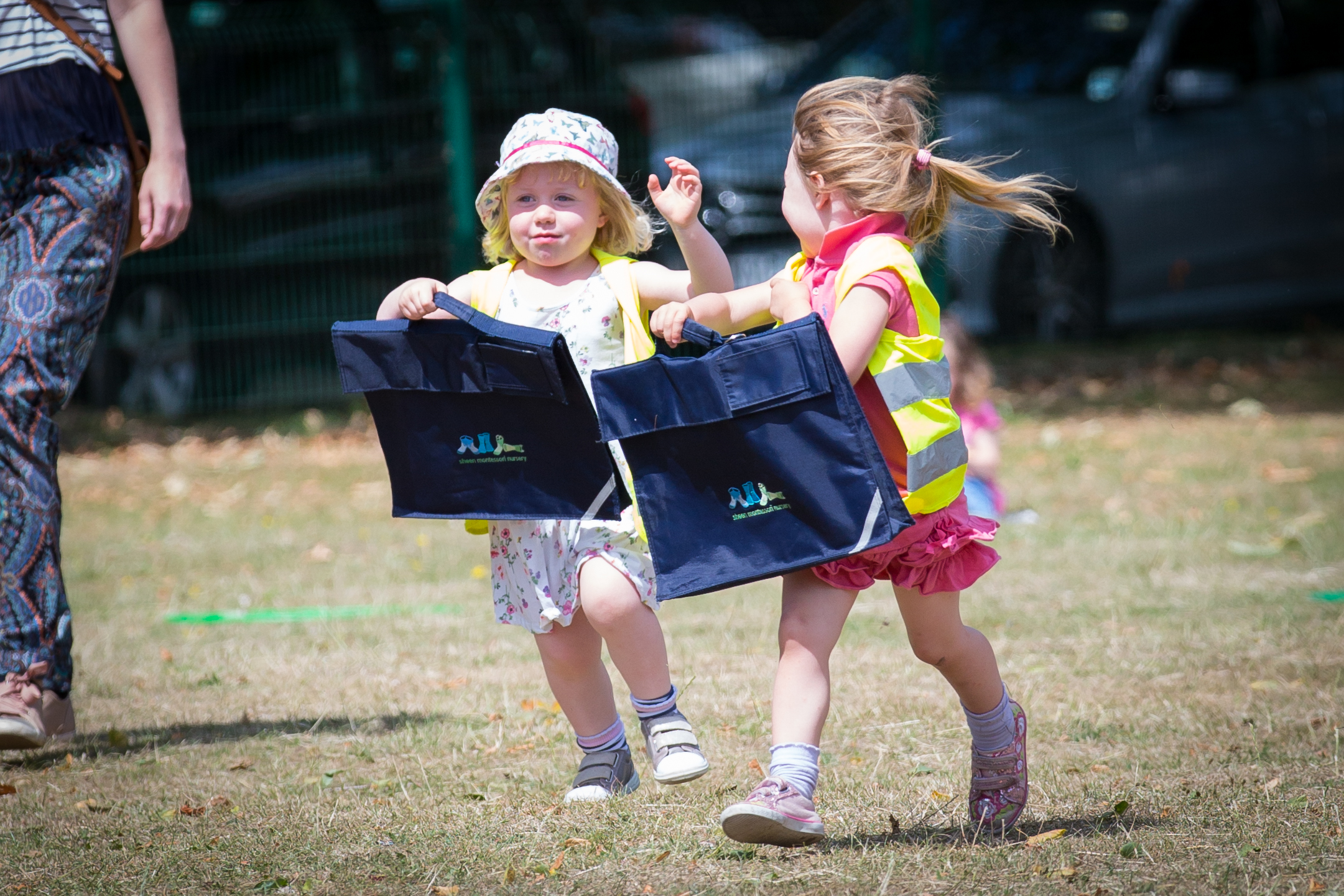 Child's bag with essentials